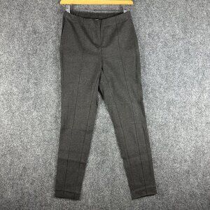 J Jill Pants Womens Medium Ponte Legging Gray Stretch Elastic Waist Tapered Leg